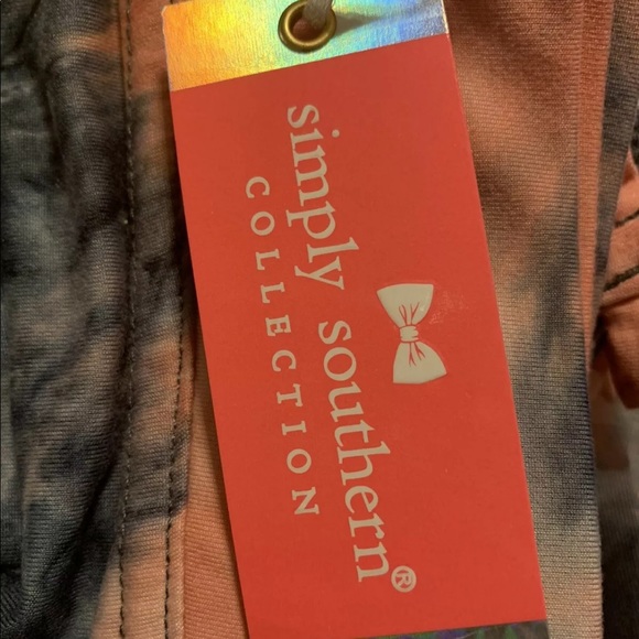 Simply Southern Womens Leggings Pink Navy Regular - Picture 7 of 9